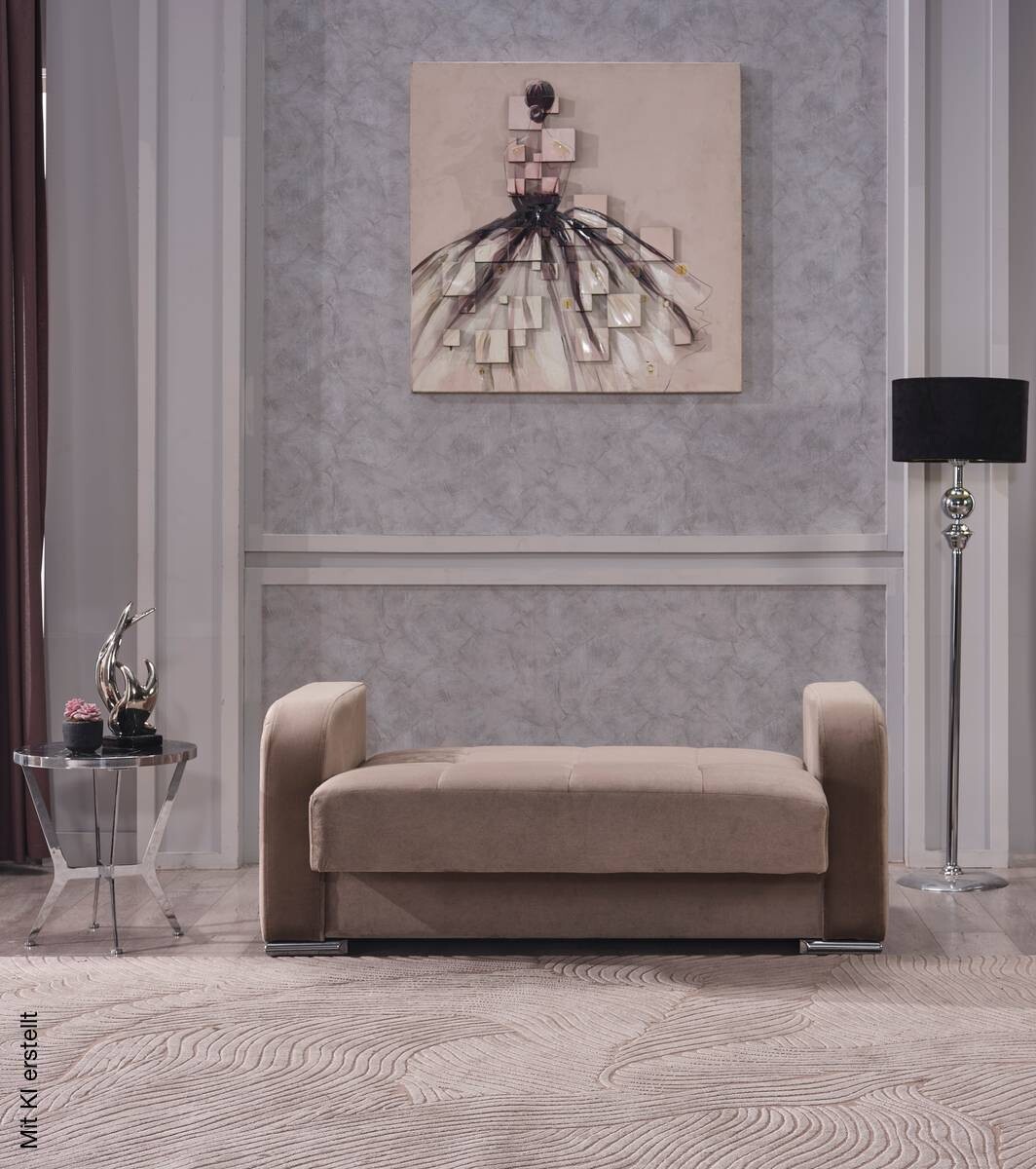 Sofa 3-2-1 Orlando graubraun B/H/T: ca. 228x84x86 cm