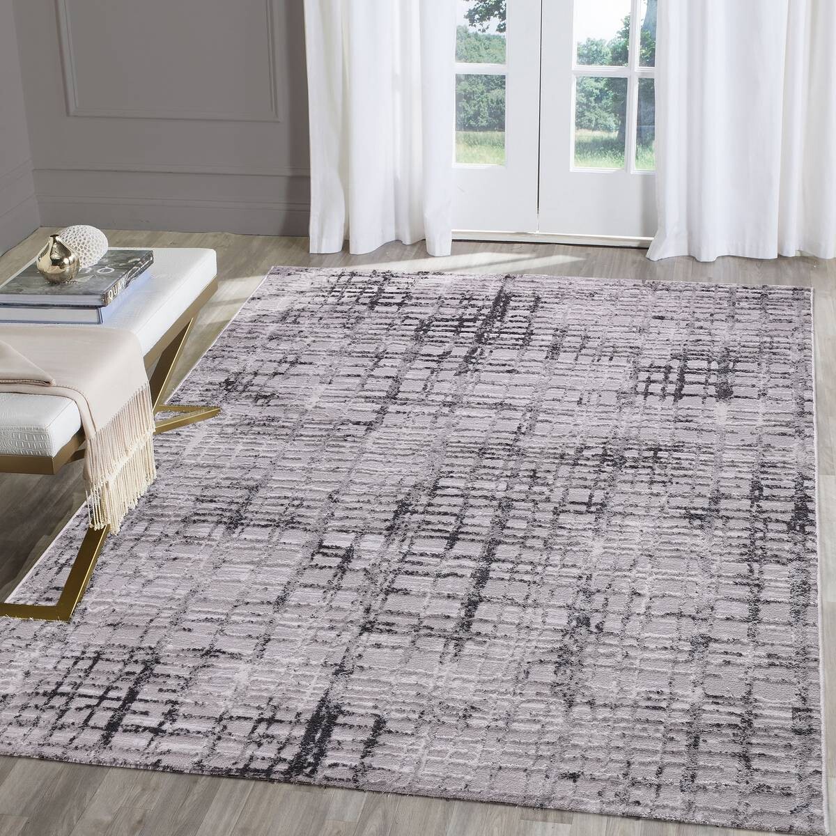 Sanat Teppich Evra hellgrau B/L: ca. 200x280 cm