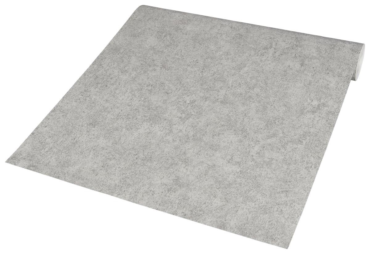 Neue Bude 2.0 Vliestapete Putzoptik grau B/L: ca. 53x1005 cm