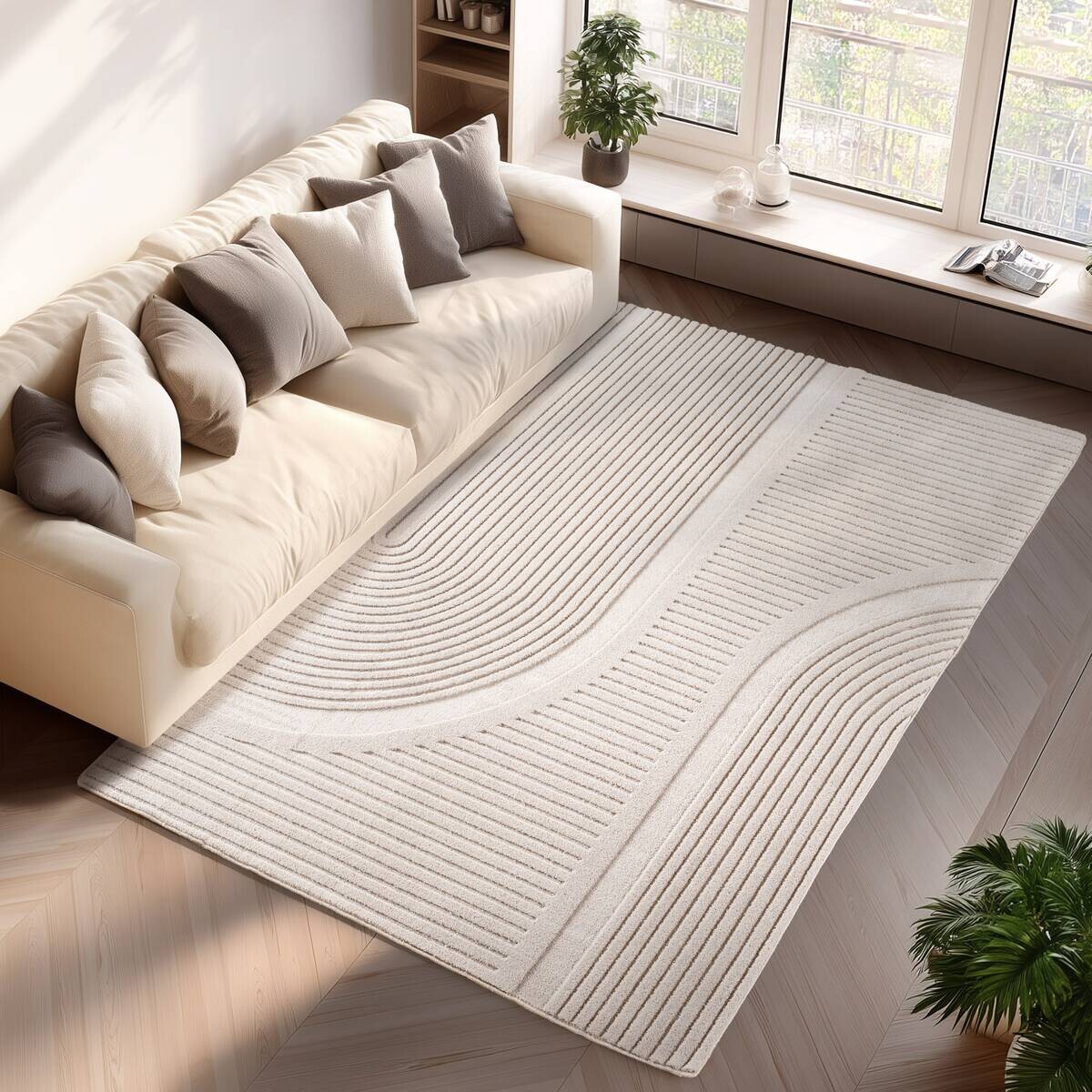 Ayyildiz Teppich POMPEI creme B/L: ca. 240x340 cm