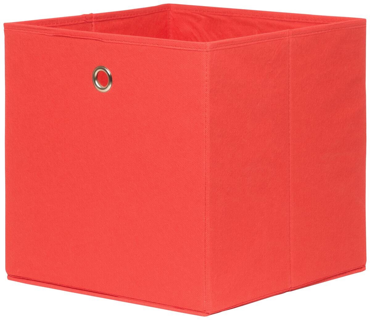 Stoffbox rot B/H/T: ca. 32x32x32 cm