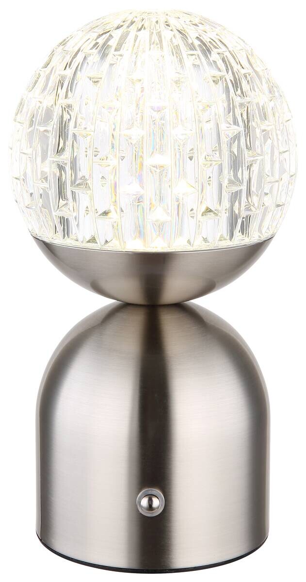 GLOBO LED-Tischleuchte Siro Metall Acryl H/D: ca. 20x10,5 cm