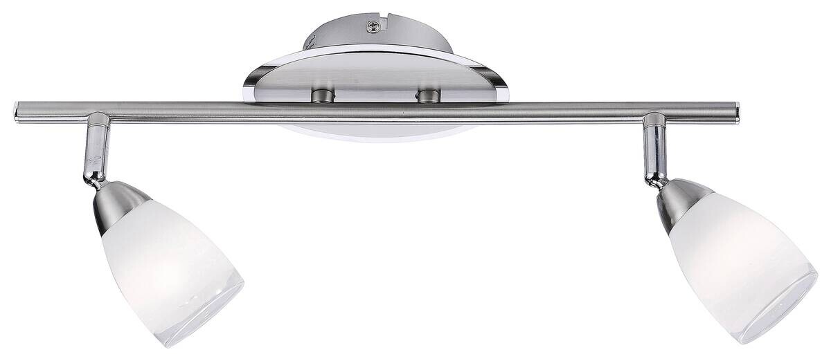 Just Light LED-Deckenleuchte Vino weiß Stahl B/H/L: ca. 20x18x51 cm G9 2 Brennstellen