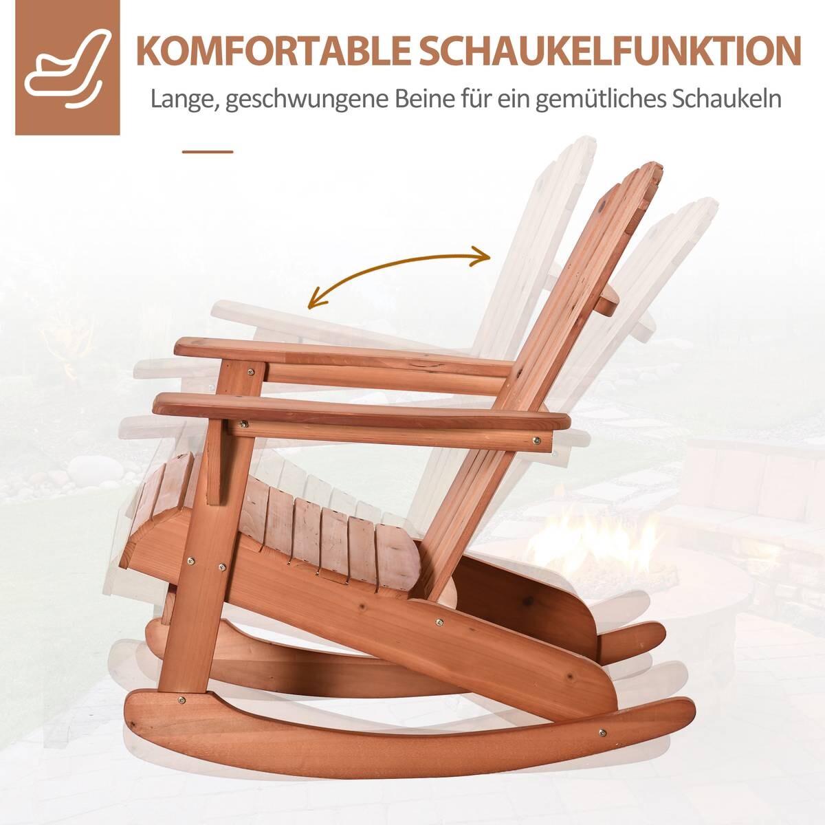 Outsunny Schaukelstuhl