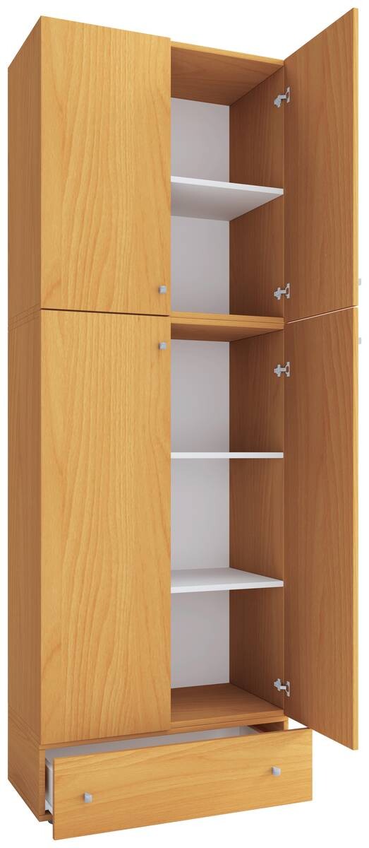 Kleiderschrank Lona buche B/H/T: ca. 70x200x39 cm