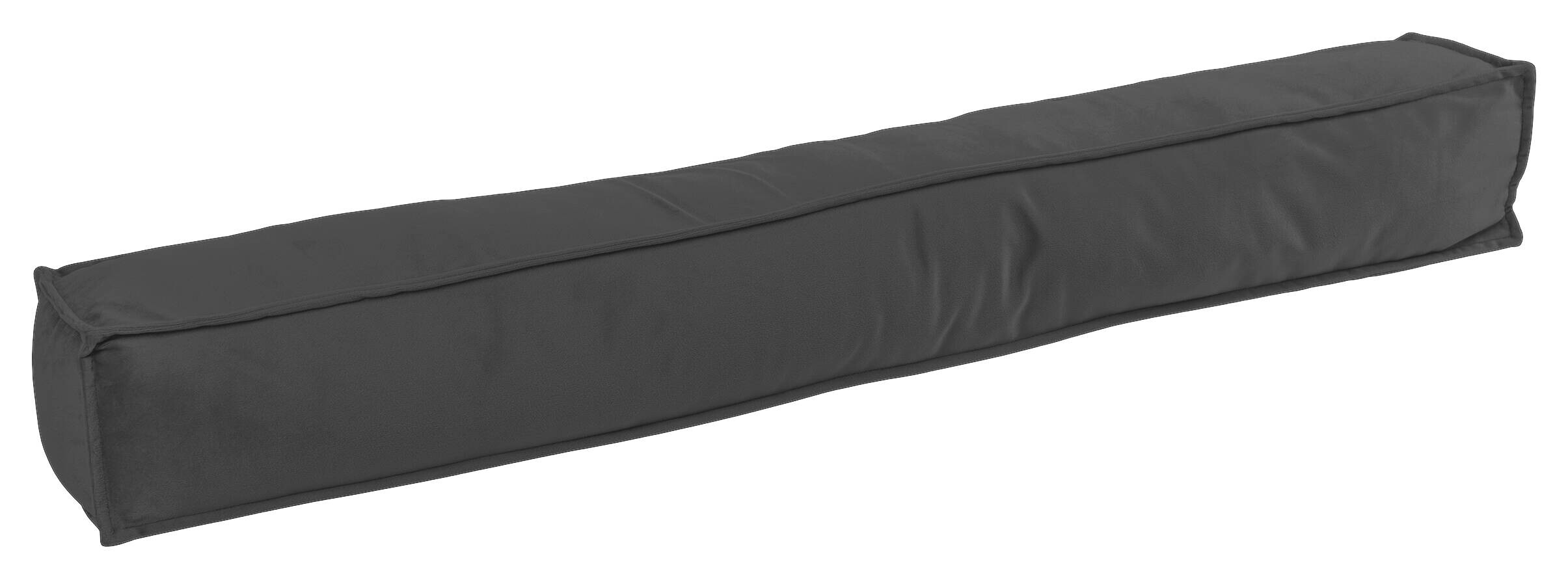 Zugluftstopper anthrazit 100% Polyester B/H/L: ca. 90x12x12 cm