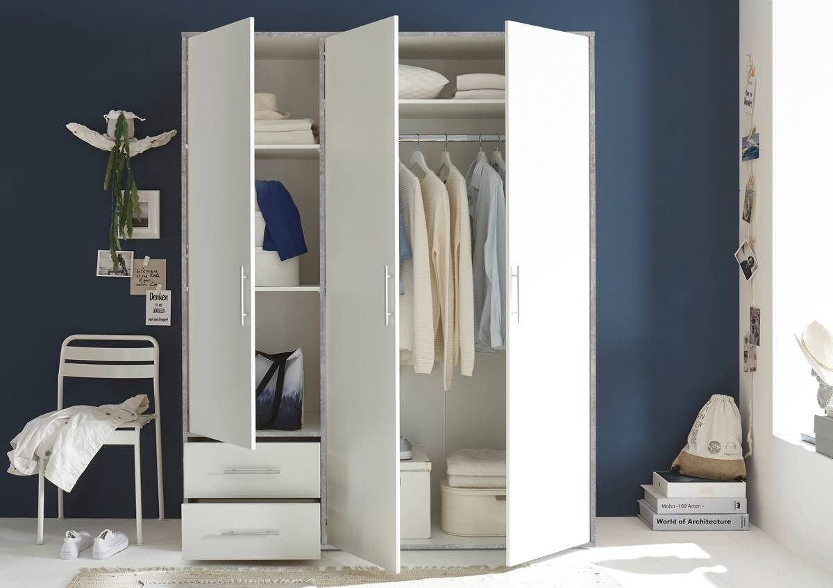 Kleiderschrank Valencia B/H/T: ca. 155x195x60 cm