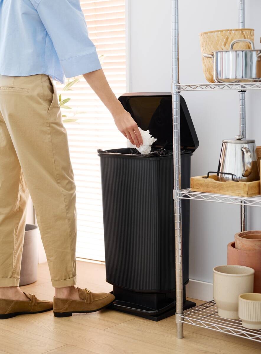 Rotho Treteimer blau B/H/L: ca. 29x67x35 cm