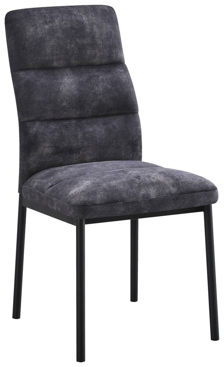 Stuhl Daniel anthrazit Microfaser B/H/T: ca. 45x94x60 cm