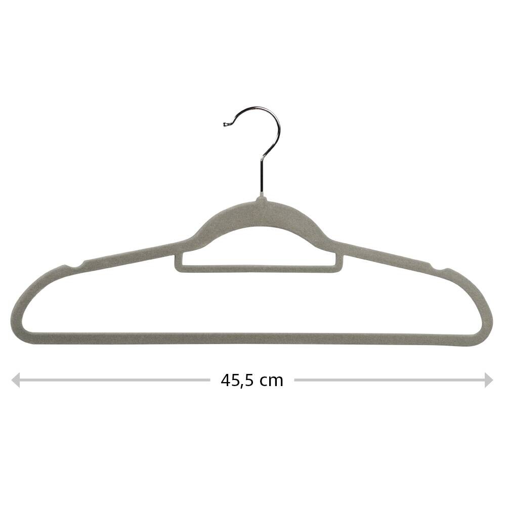 Kesper Kleiderbügel 25tlg. grau Kunststoff