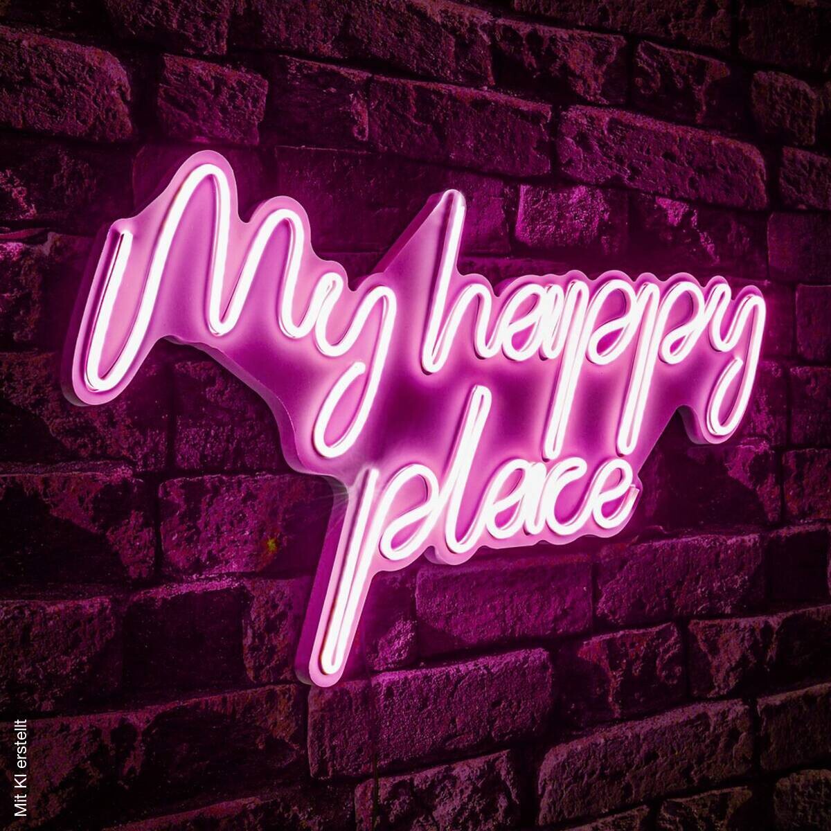 Opviq LED-Wandleuchte rosa PVC B/H/T/L: ca. 55x31x2x55 cm