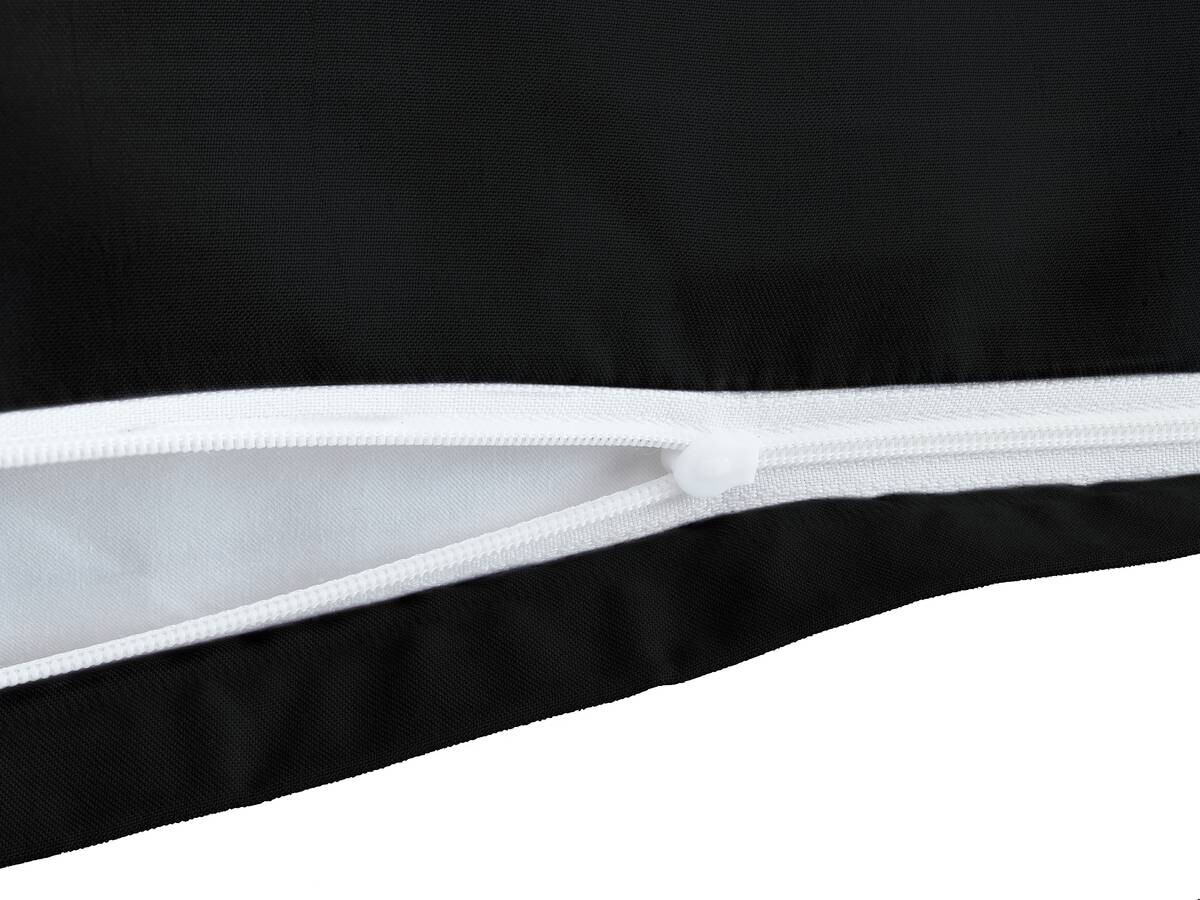Kissenhülle Microfaser schwarz 100% Polyester B/L: ca. 40x80 cm