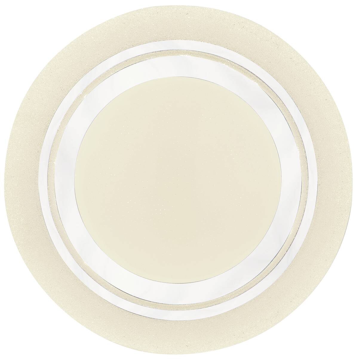 GLOBO Smarte Deckenleuchte Rada weiß Opal Acryl Chrom Metall H/D: ca. 7x48 cm