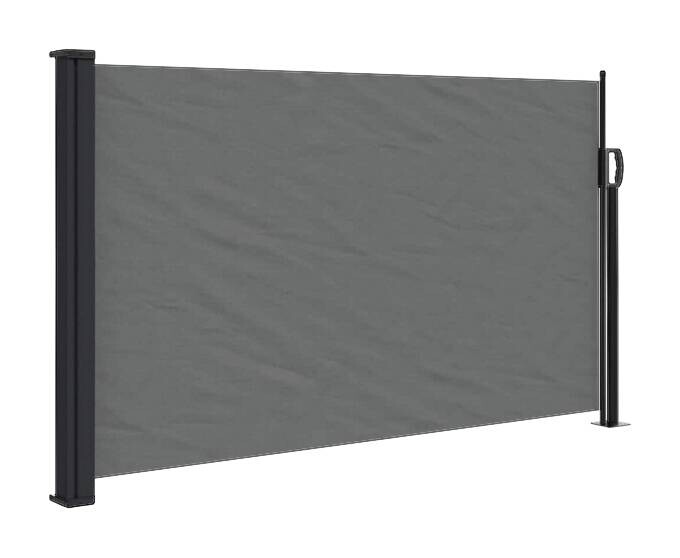 vidaXL Seitenmarkise anthrazit B/H/T/L: ca. 117x120x300x300 cm