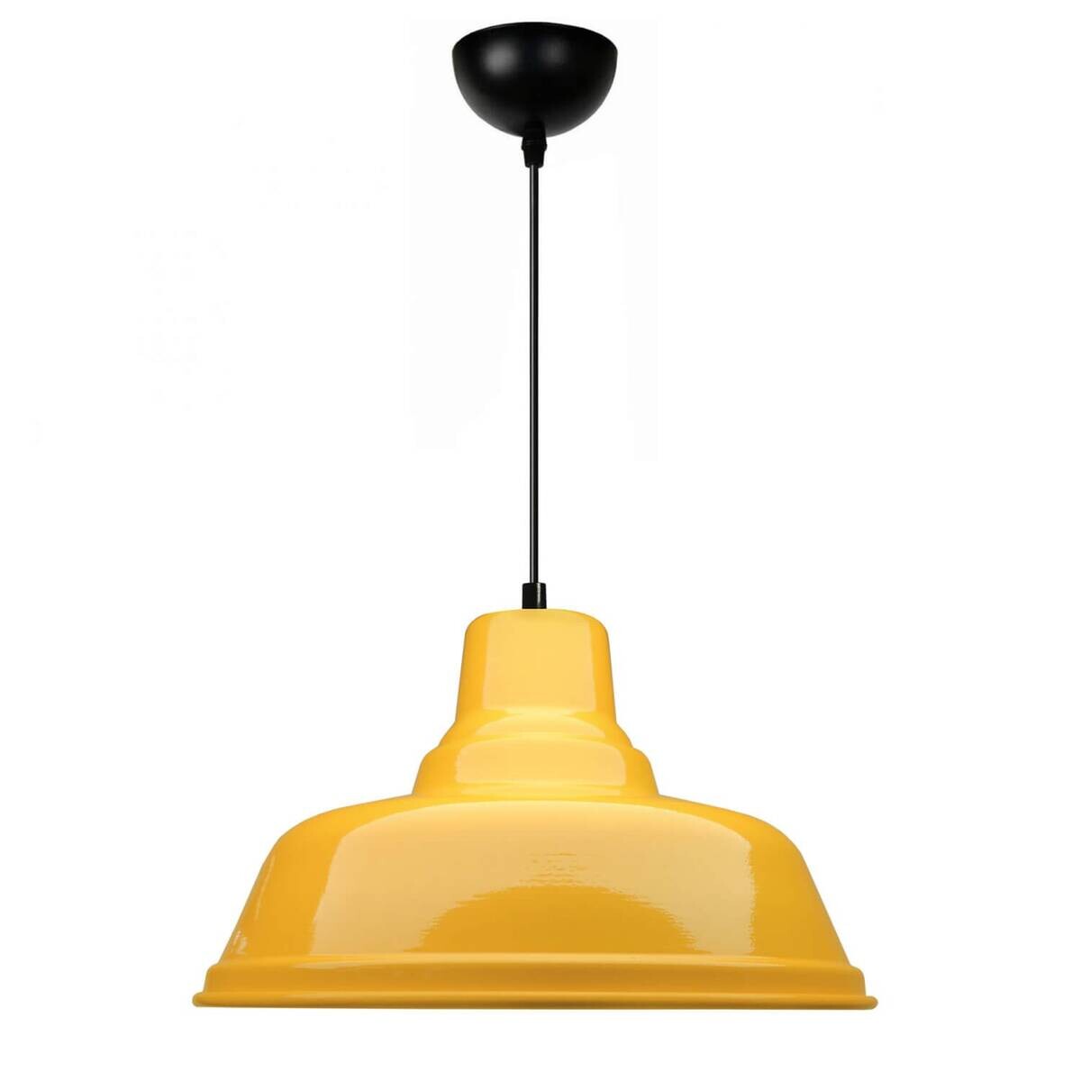 Opviq Pendelleuchte gelb B/H/T: ca. 31x120x31 cm E27 1 Brennstellen