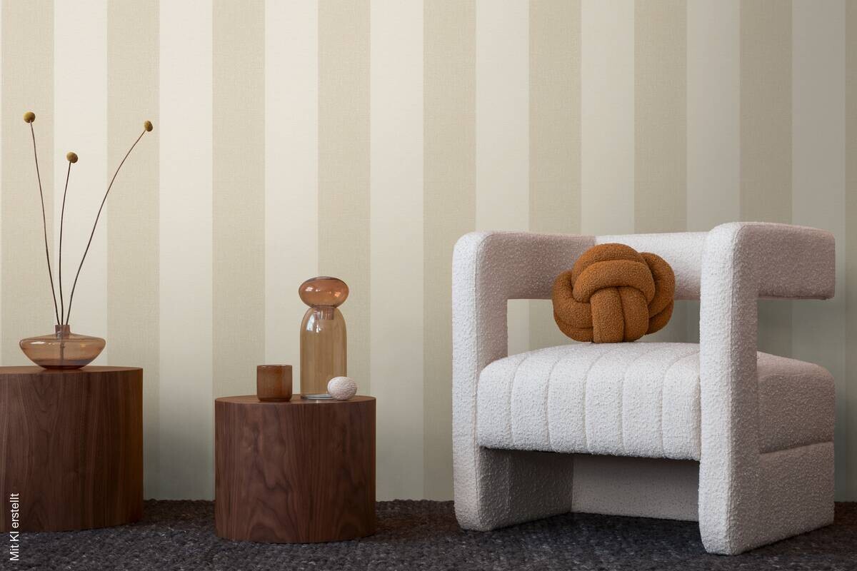 A.S.Creation Vliestapete braun beige B/H/D: ca. 53x1005x9,7 cm
