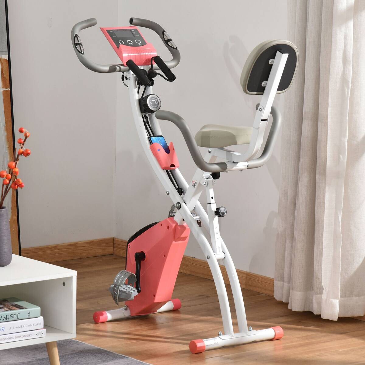 HOMCOM Fitness-Zubehör rosa Polypropylen B/H/L: ca. 51x97x115 cm