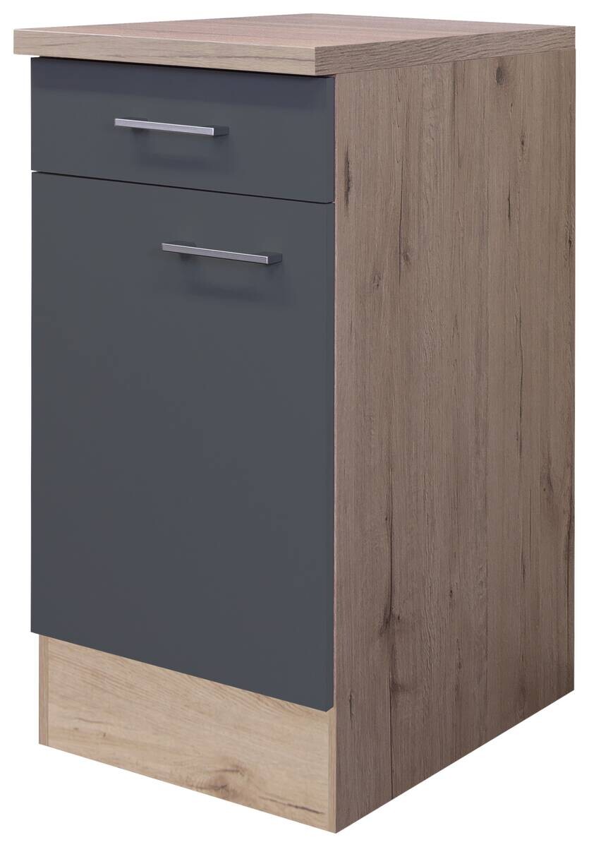 Unterschrank Morena grau matt B/H/T: ca. 40x85x60 cm