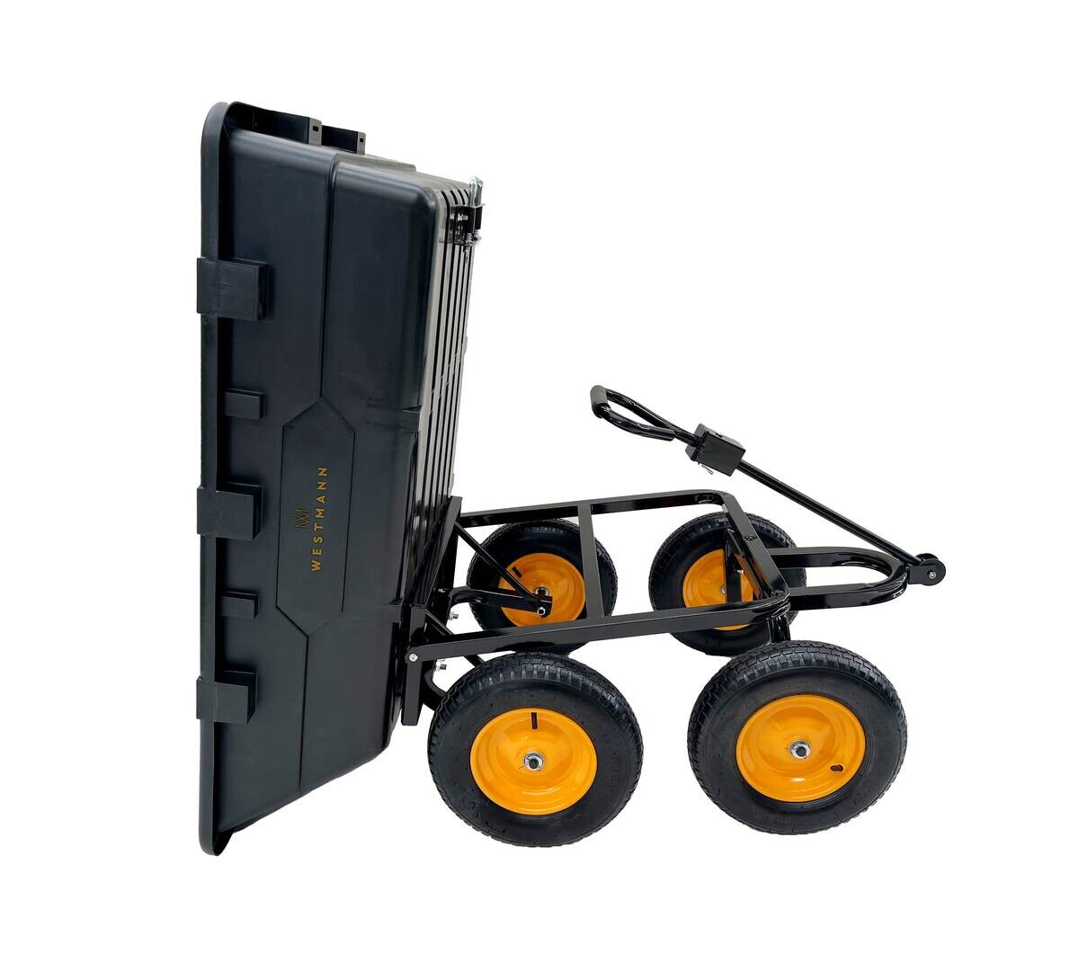 Westmann Schubkarre Prakta schwarz B/H/L: ca. 108x83x145 cm