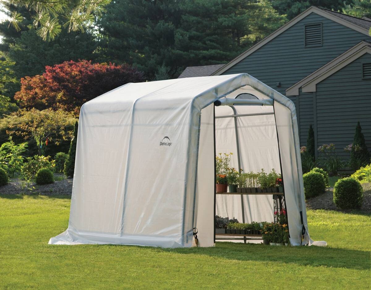 ShelterLogic Gewächshaus 4,32qm B/H/L: ca. 180x200x240 cm