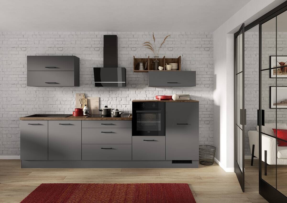 Küchenleerblock IBZ4320LG Graphit B/T: ca. 320x60 cm