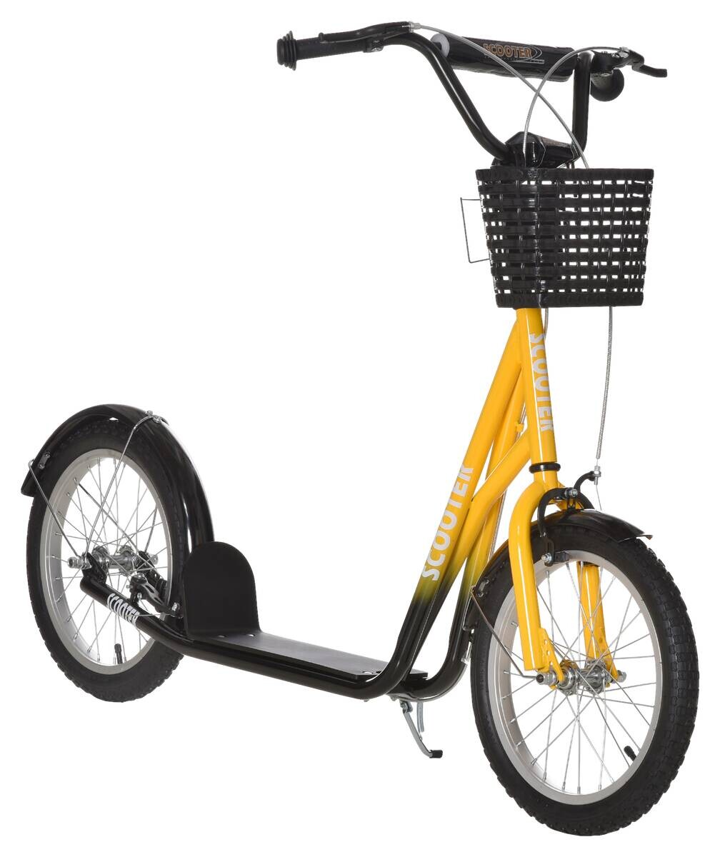 HOMCOM Kinder-Kickroller orange B/H/L: ca. 58x96x139 cm