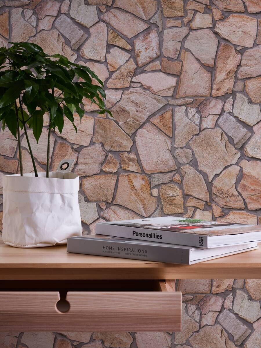 A.S.Creation Vliestapete grau beige B/H/D: ca. 53x1005x9 cm