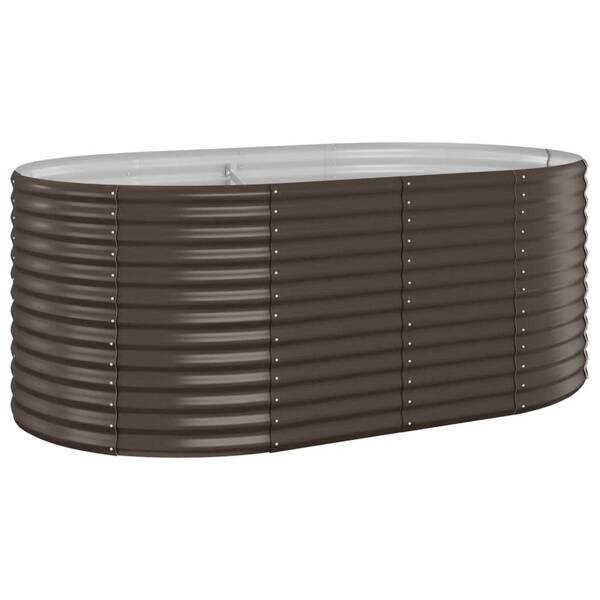 Hochbeet braun Stahl B/H/L: ca. 100x68x175 cm