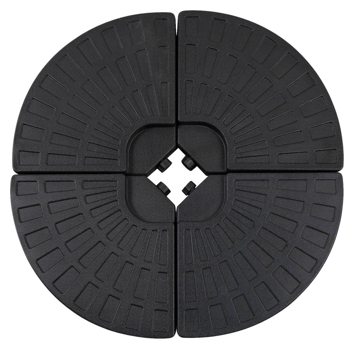 Outsunny Schirmständer mit 4 Teilen