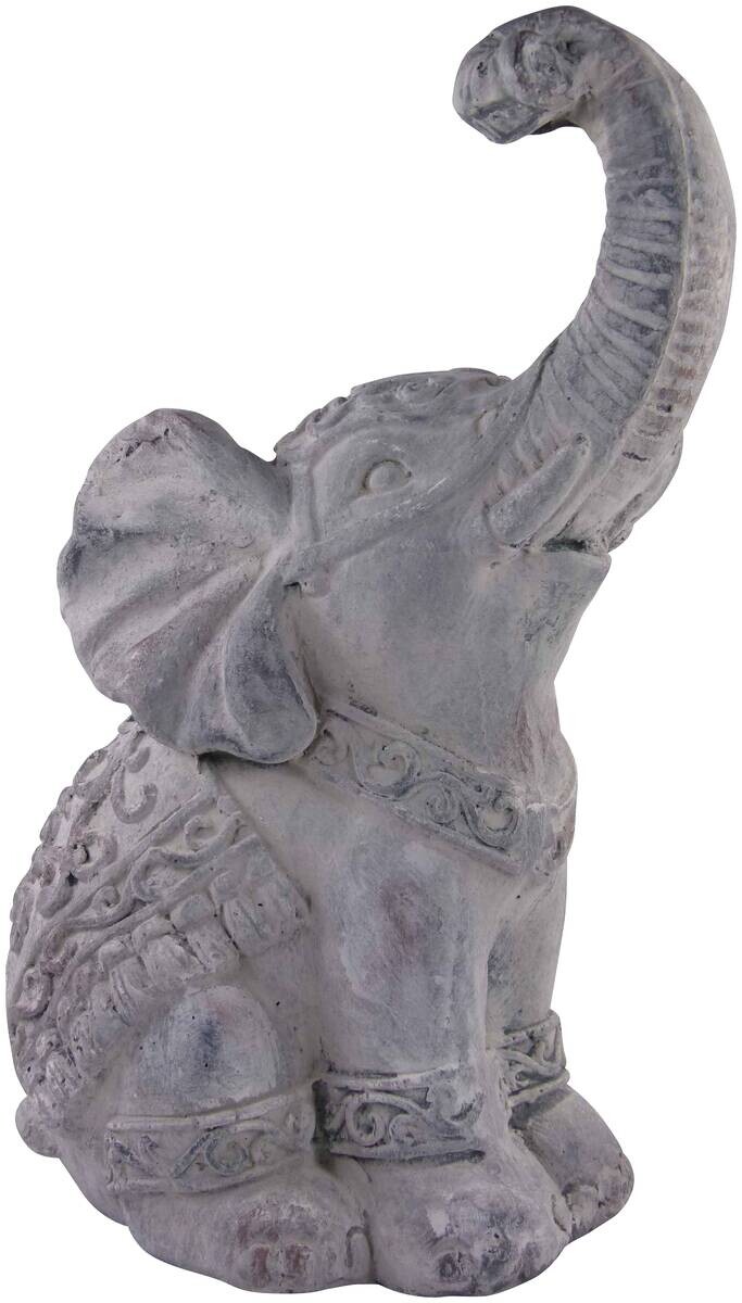 Deko-Figur grau Zement B/H: ca. 18x39 cm