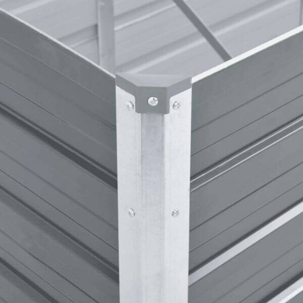 Hochbeet grau Stahl B/H/L: ca. 80x45x240 cm