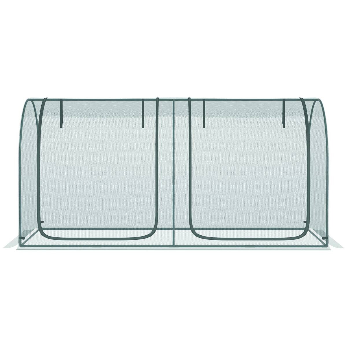 Outsunny Gewächshaus B/H/L: ca. 120x120x249 cm