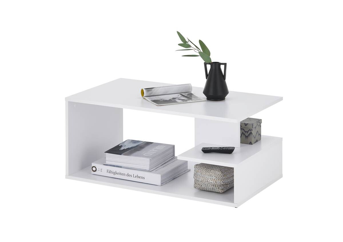 Couchtisch Leen weiß B/H/T: ca. 91x40x51 cm