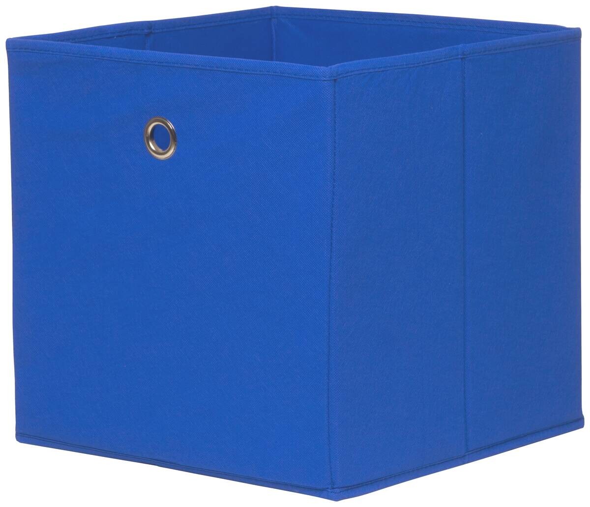 Stoffbox blau B/H/T: ca. 32x32x32 cm