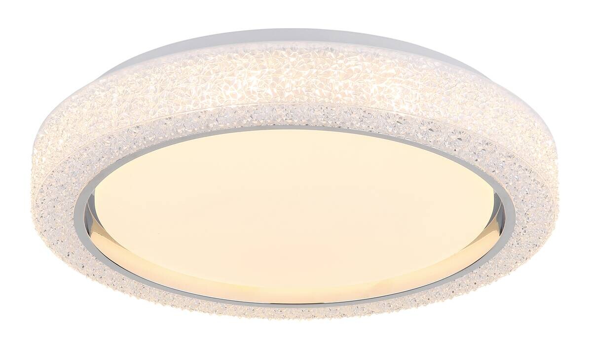 GLOBO Deckenleuchte weiß Opal Kunststoff H/D: ca. 8x40 cm 1 Brennstellen