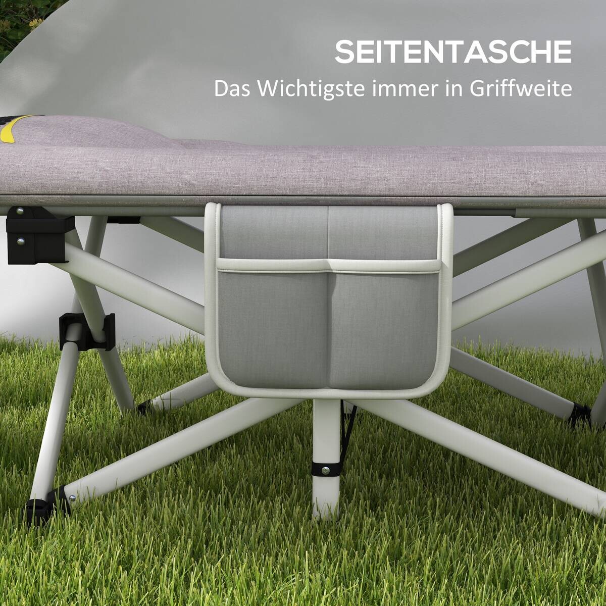 Outsunny Feldbett B/H/L: ca. 65x42x200 cm