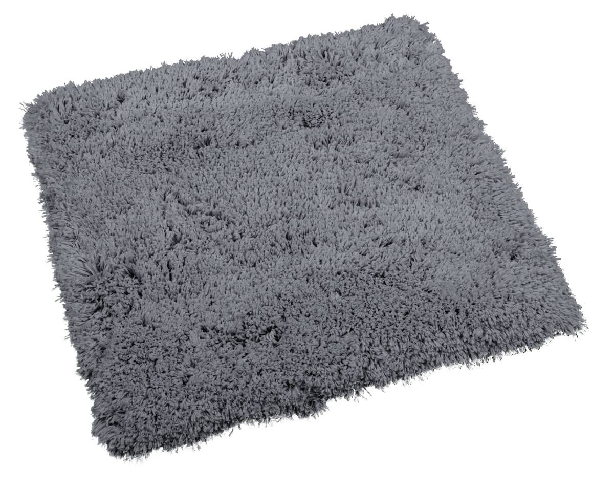 Badematte grau Vorderseite: 100% Polyester Rückseite: 100% Thermoplastische Elastomere B/L: ca. 50x50 cm