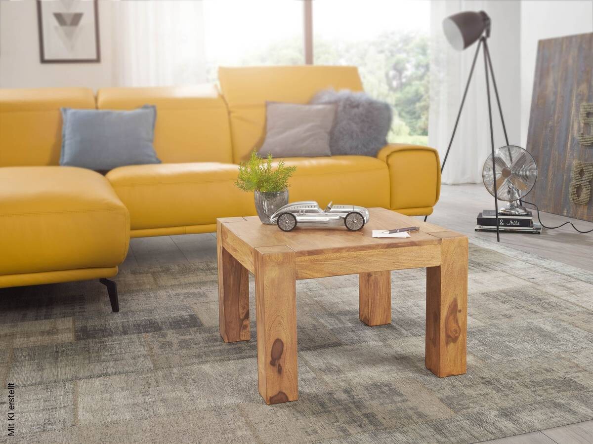 Couchtisch natur B/H/T: ca. 60x40x60 cm