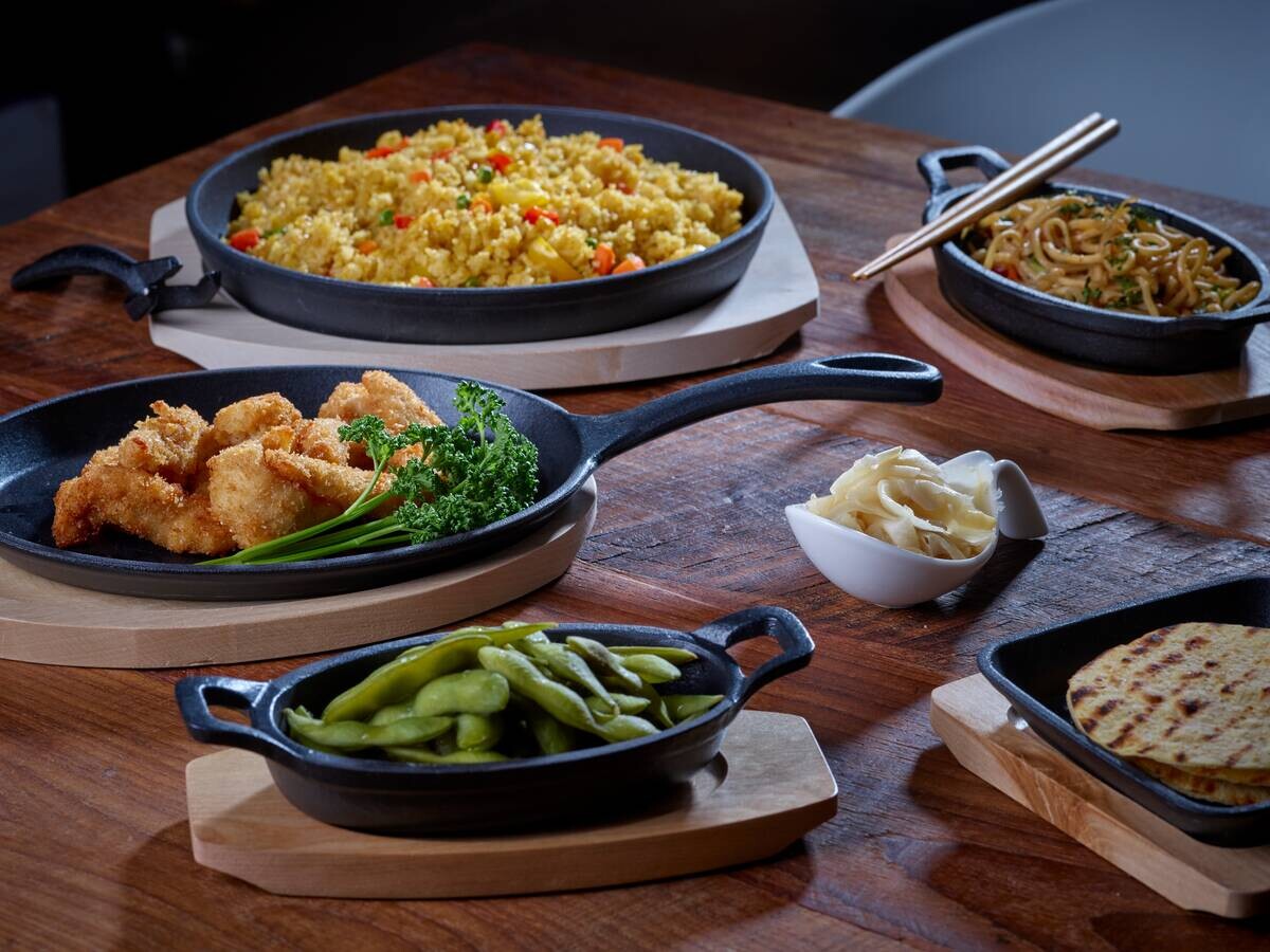 ECHTWERK Servierpfanne Big schwarz Eisen B/H/L: ca. 12x4,5x22 cm