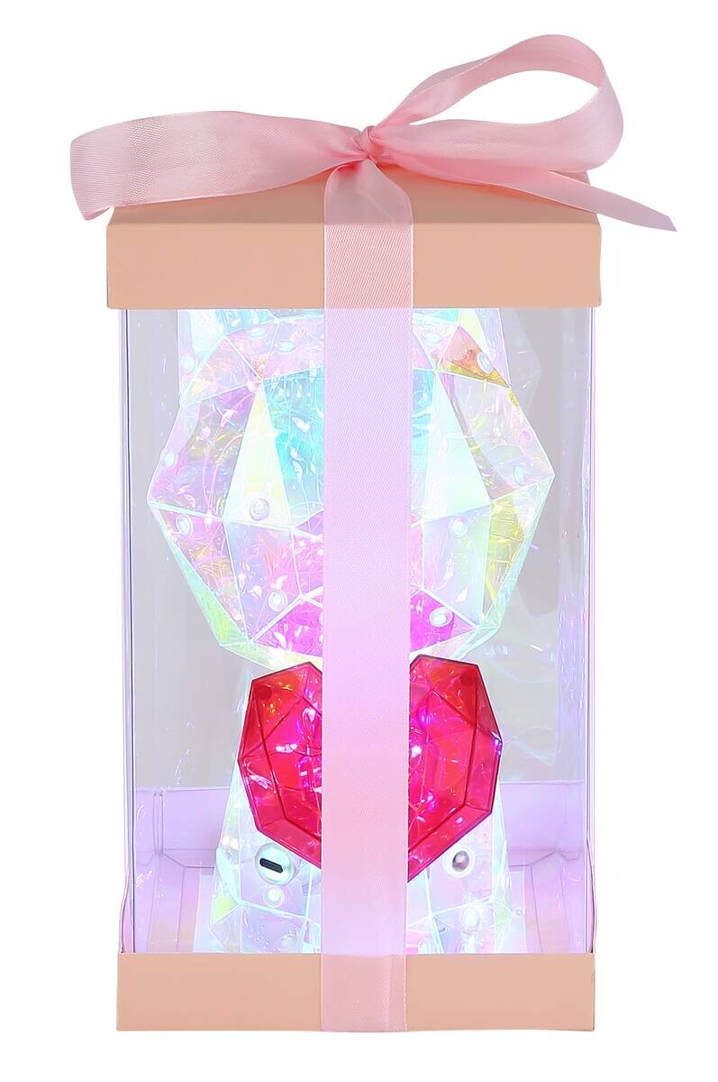 GLOBO LED-Dekoleuchte BRONDAR klar Kunststoff B/H/T: ca. 13x23x17 cm 1 Brennstellen
