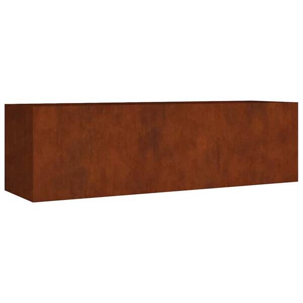 Hochbeet braun Stahl B/H/L: ca. 80x80x280 cm