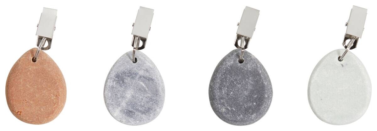 Tischtuchbeschwerer Steine bunt Stein