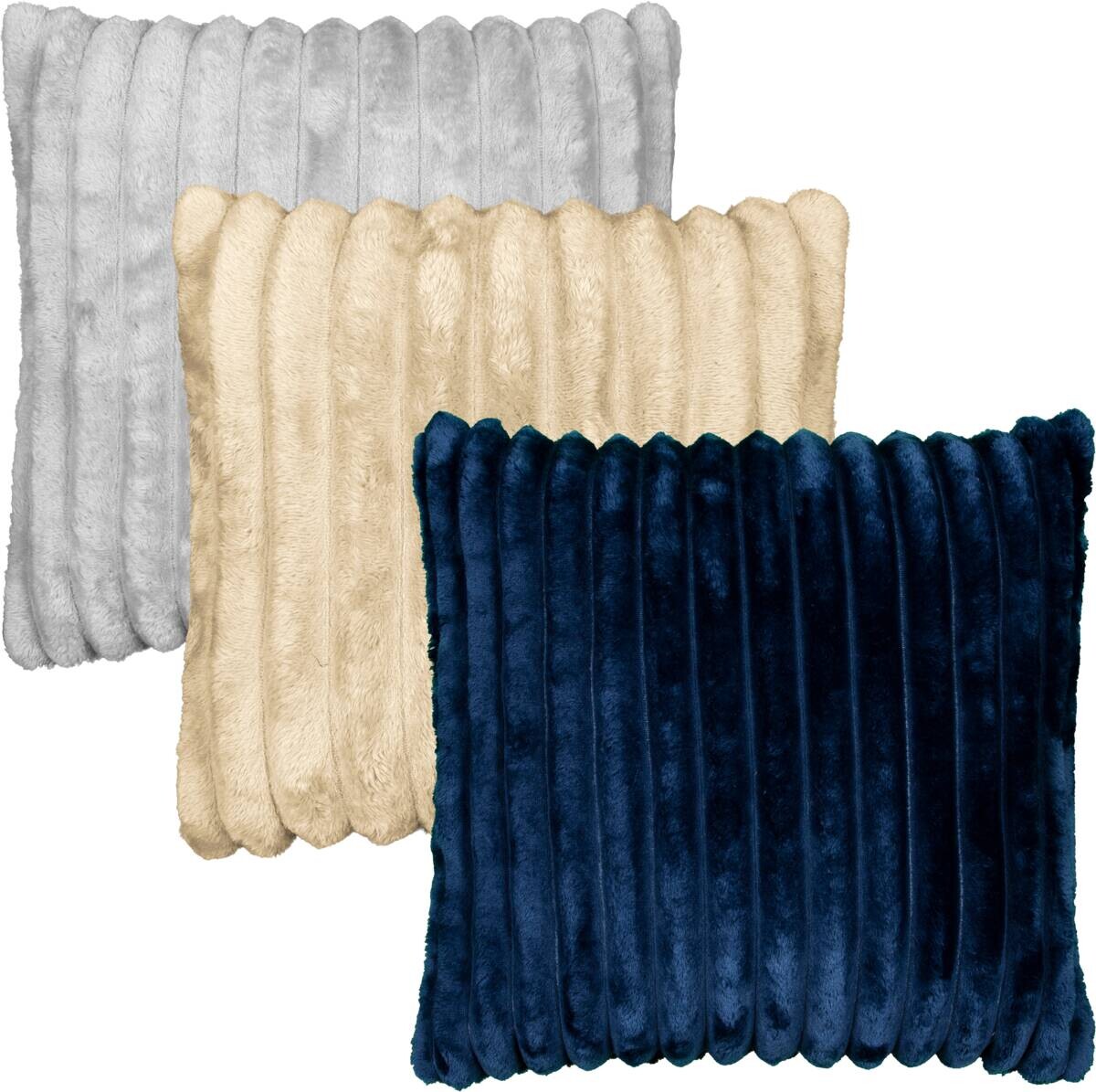 Dekokissen sortiert Polyester B/L: ca. 43x43 cm