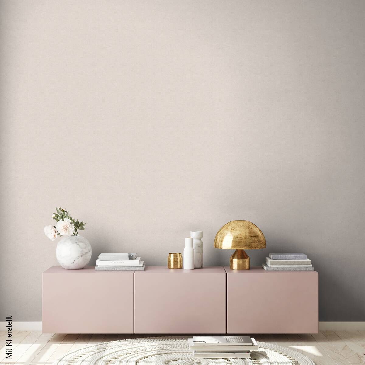 A.S.Creation Vliestapete Attractive Uni beige B/L: ca. 53x1005 cm