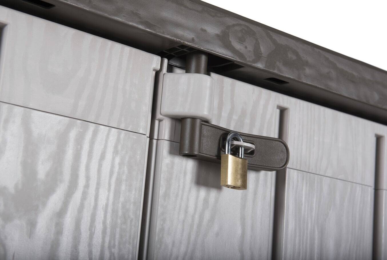 Toomax Mülltonnenbox Stora Way taupe B/H/T: ca. 129,5x111x74,5 cm