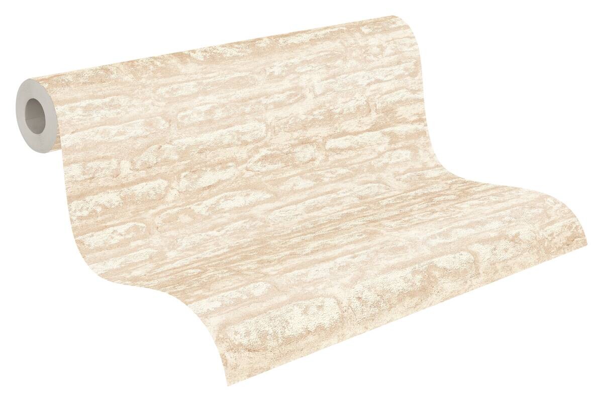 A.S.Creation Vliestapete Attractive 2 Steine beige B/L: ca. 53x1005 cm