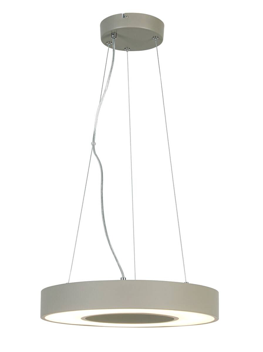 Nolo LED-Pendelleuchte Rayan sand Metall H/D: ca. 120x40 cm