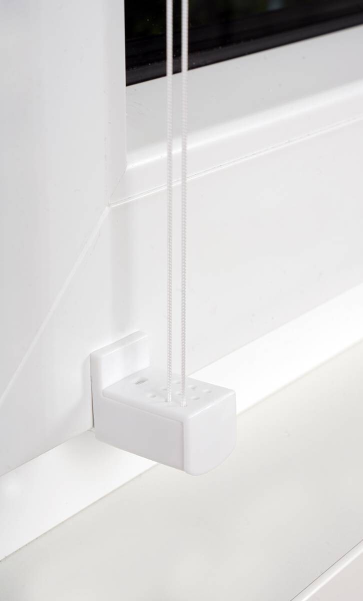 Hochwertiges Klemmplissee weiß B/L: ca. 95x130 cm