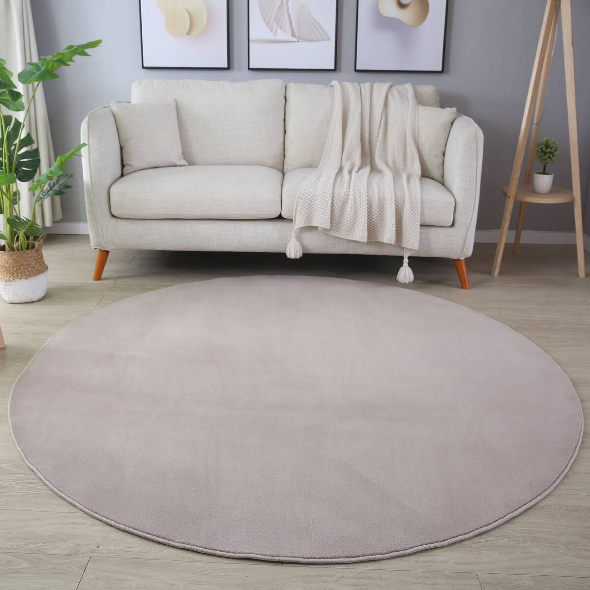 Ayyildiz Teppich SKY beige B/L: ca. 200x200 cm