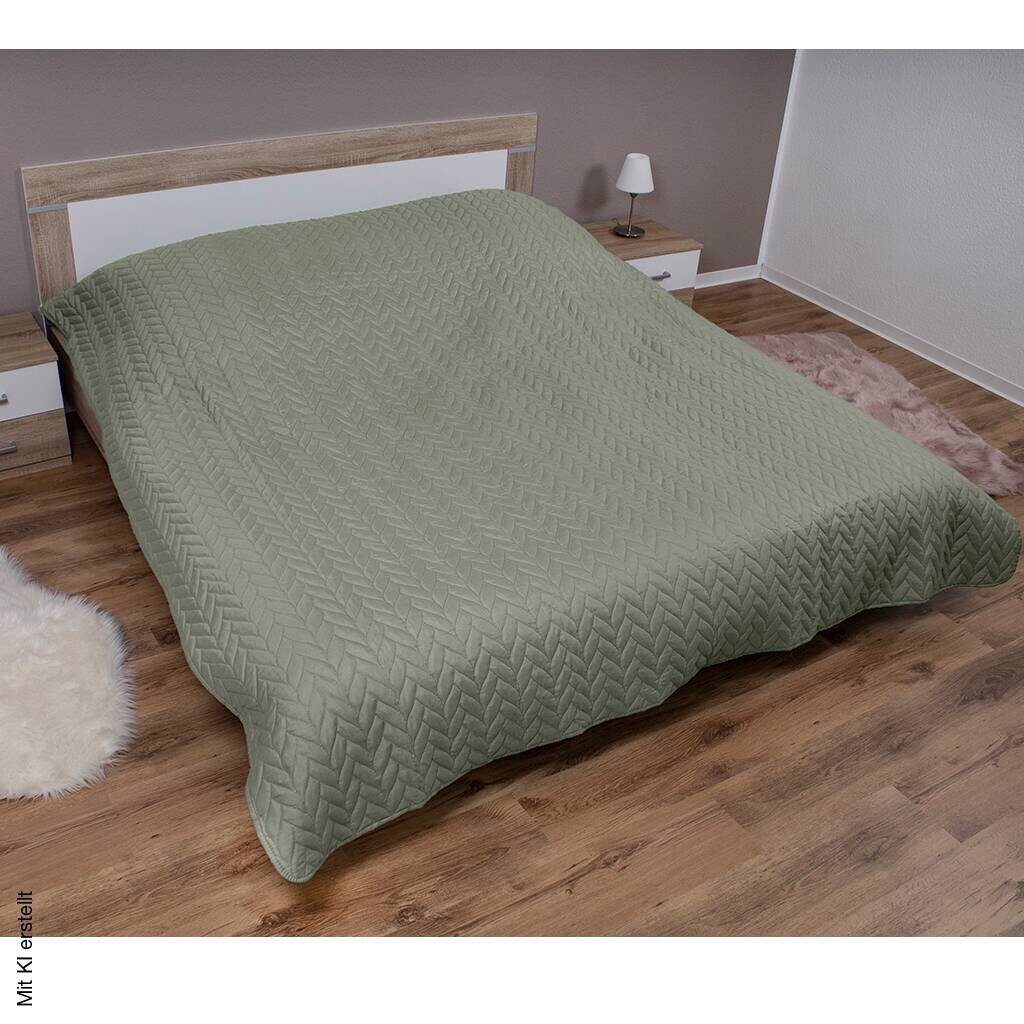 Tagesdecke Seegras Polyester B/L: ca. 220x240 cm